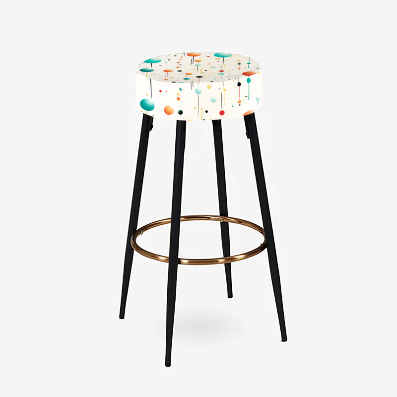 Guardado - Ensemble de 2 tabourets de bar à pois
