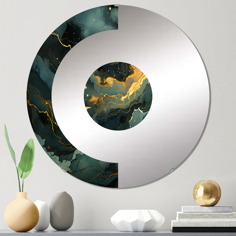 Miroir mural Halluin, 23,6 po x 23,6 po