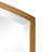Vanity arch metal wall mirror