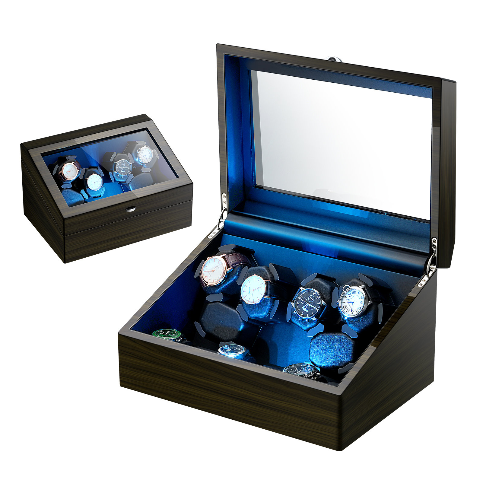 Latitude Run® 5-Rotation Mode Automatic Watch Winder For Automatic ...