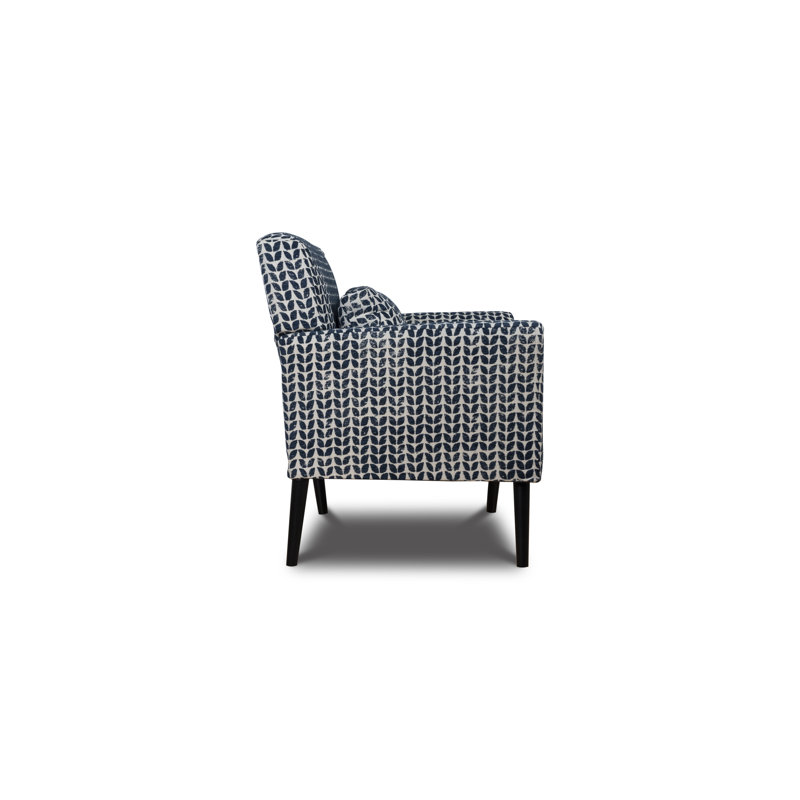 Bundella Upholstered Club Chair, Blue
