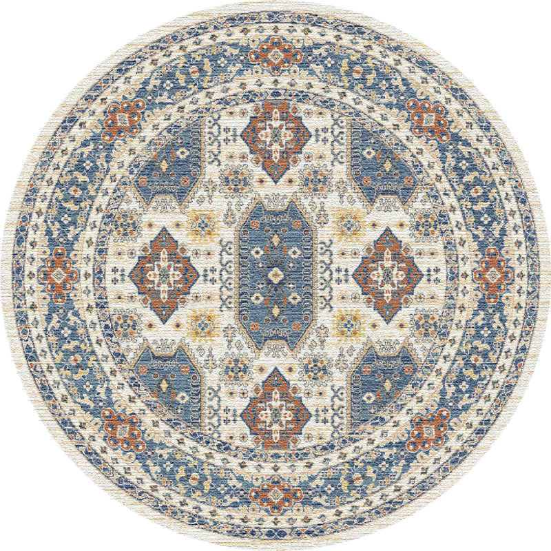 Igikpak Oriental Indoor Rug, Round 5'3"