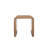 Palencia Solid Mango Wood End Table, Natural