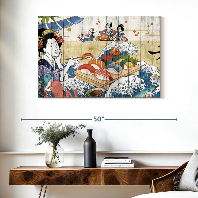 Yarlin japonais classique, H 26 po x l 39 po