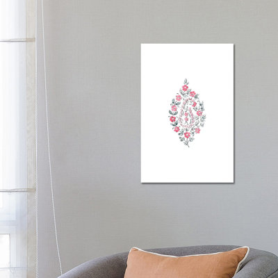 Watercolor Paisley No. 2 by Melissa Selmin - Wrapped Canvas Gallery-Wrapped Canvas Giclée