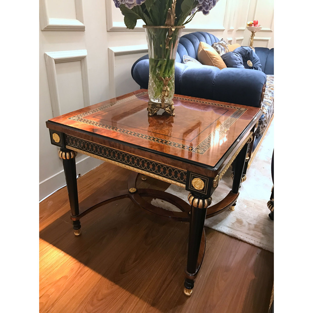 Solid Wood End Table Infinity Furniture Import