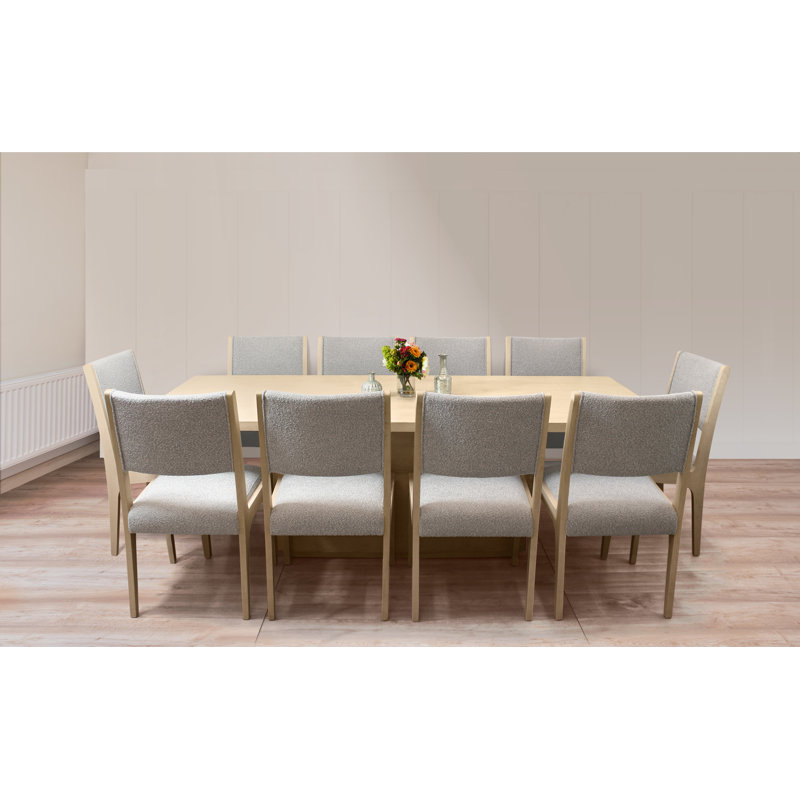 Ensemble de salle à manger Berardinelli, Gris, H 30 po x L 96 po x l 40 po