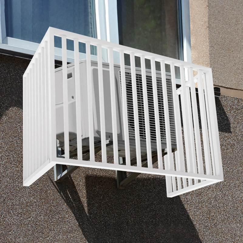 Housse de protection pour climatiseur 43,3 pouces 2-3P multicolore à trois côtés pour unités extérieures