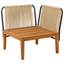 70 cm W Patio Sofa with Cushions-1119599756
