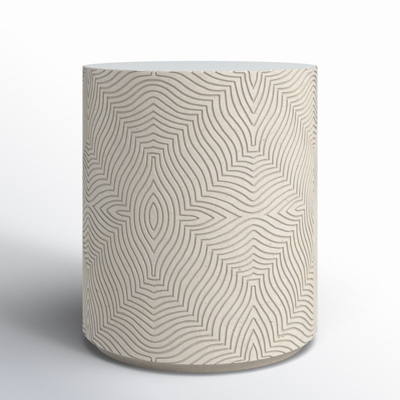 Tarita Concrete Outdoor Side Table