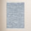 Coastal Blue Chevron Hand-Woven Outdoor Rug