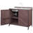 39.4" Outdoor Kitchen Island With Sink-1799635905