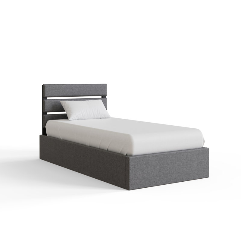Upholstered Ottoman Storage Bed, Single (3')