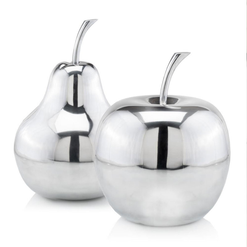 Annebeth Pera Blanco poire, Argent, H 16,25 po x l 11,5 po x P 11,5 po