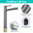 Aquaterior Bathroom Vessel Sink Faucet 8" Tall 1 Handle/Hole Cold&Hot Water Mixer Faucet (CUPC)-77051345