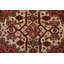 Tapis traditionnel géométrique rouge