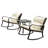 Metal 2-Person Outdoor Patio Rocking Seating Group With Cushions-1981368817