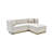 Contemporary Beige Velvet With Padding - Modern Living Room Luxury In Stylish Foot Rest For-604267691