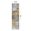 Tapis abstrait contemporain patiné antidérapant-1035363852