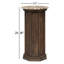 Table de bout Agatha - Acacia brun foncé