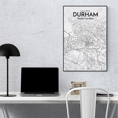 " Durham United States Of America City Map "