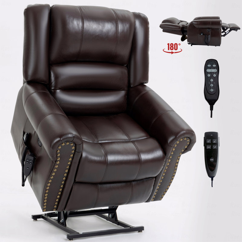 Fauteuil inclinable électrique Power Lift, Brun