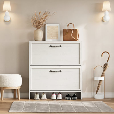 8 Pair Flip Down Shoe Storage