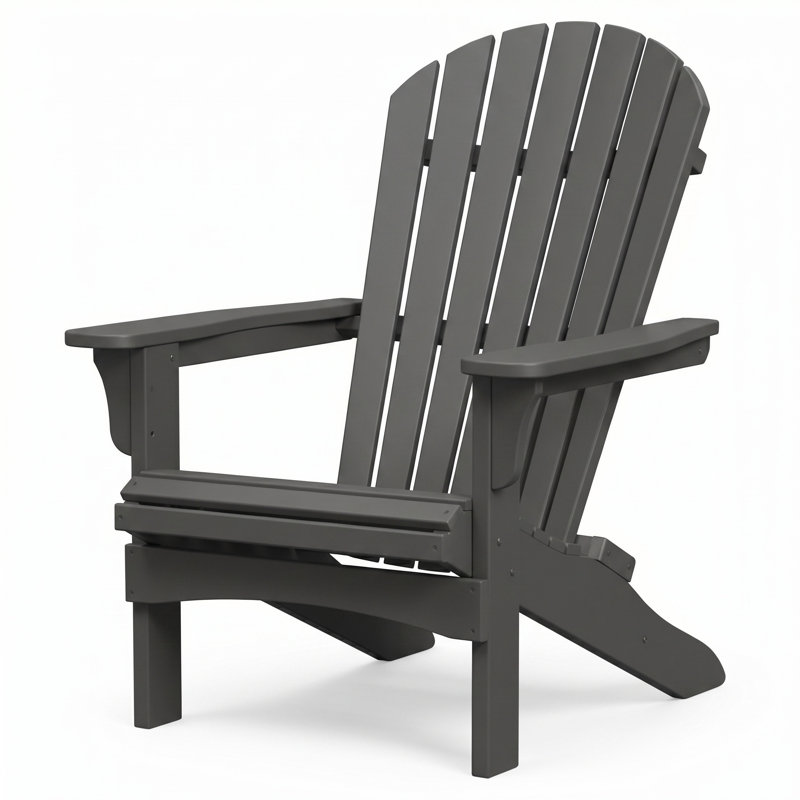 Ketcham Adirondack Chair, Smoke Gray