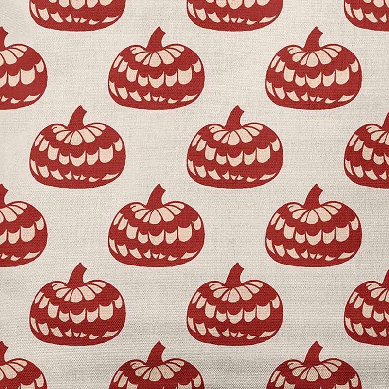 Reversible Throw Pillow, Maple Red