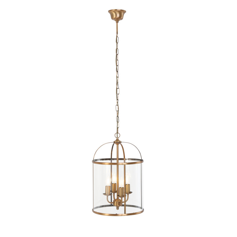 Quakertown 4 - Light Lantern Pendant, Bronze