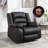 Lamyiah 40.2" Wide Modern and Soft Vegan Leather Manual Recliner with Hidden Cup Holder (Set of 2)-101416337