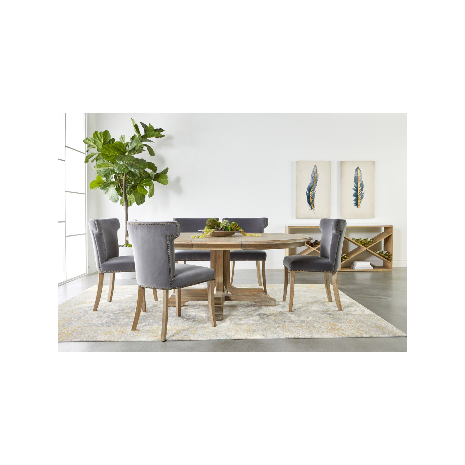 Neptunia Console Table, Oak