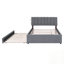 Lit plateforme tapissier Teddy-1131387736