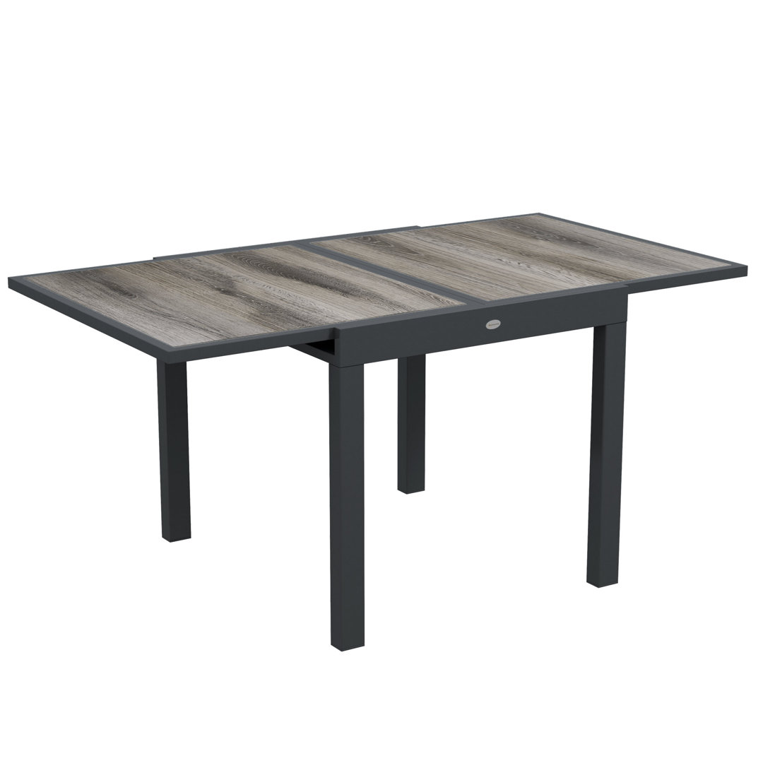 Foxcote Rectangular Extendable Outdoor Dining Table , 80cm cm W 80cm cm D