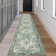 Washable Oriental  Area Rugs Non slip Green Rugs
