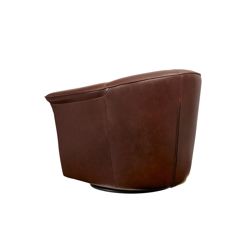 Scoop Swivel Barrel Chair
