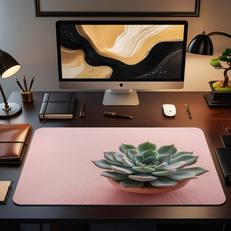 Polyester Desk Pad, 23.6x13.8