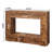 47" Farmhouse Console/Sofa/Entryway Table With Storage For Hallway, Living Room (Dark Brown) | Gift Idea