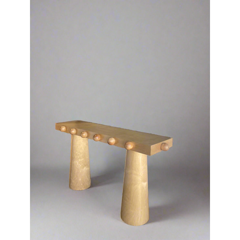 Console architecturale moderne 65 po Dot, Bois de chêne