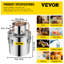 Distillateur d'alcool en acier inoxydable avec pompe à eau et thermomètre VEVOR 3 Gal / 12L