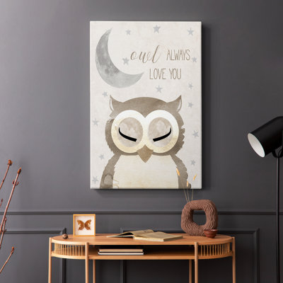 Goodnight Owl - Cavas enveloppés de galerie