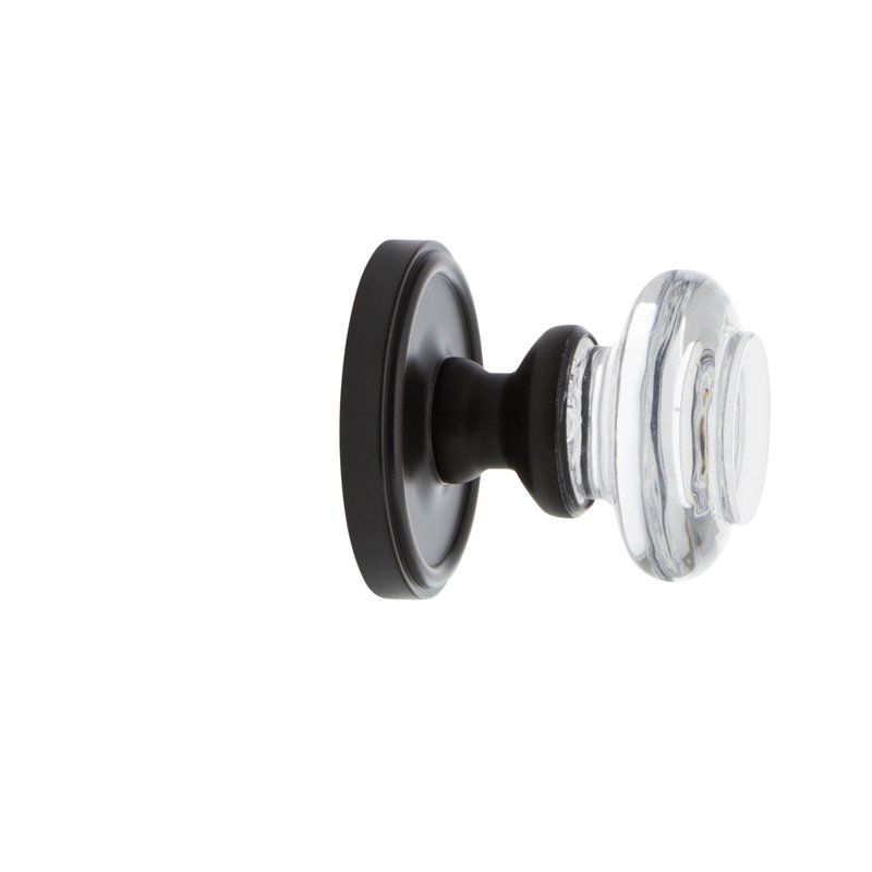 Bouton de porte Grandette Georgetown Rosette, 2-3/4", Bronze intemporel