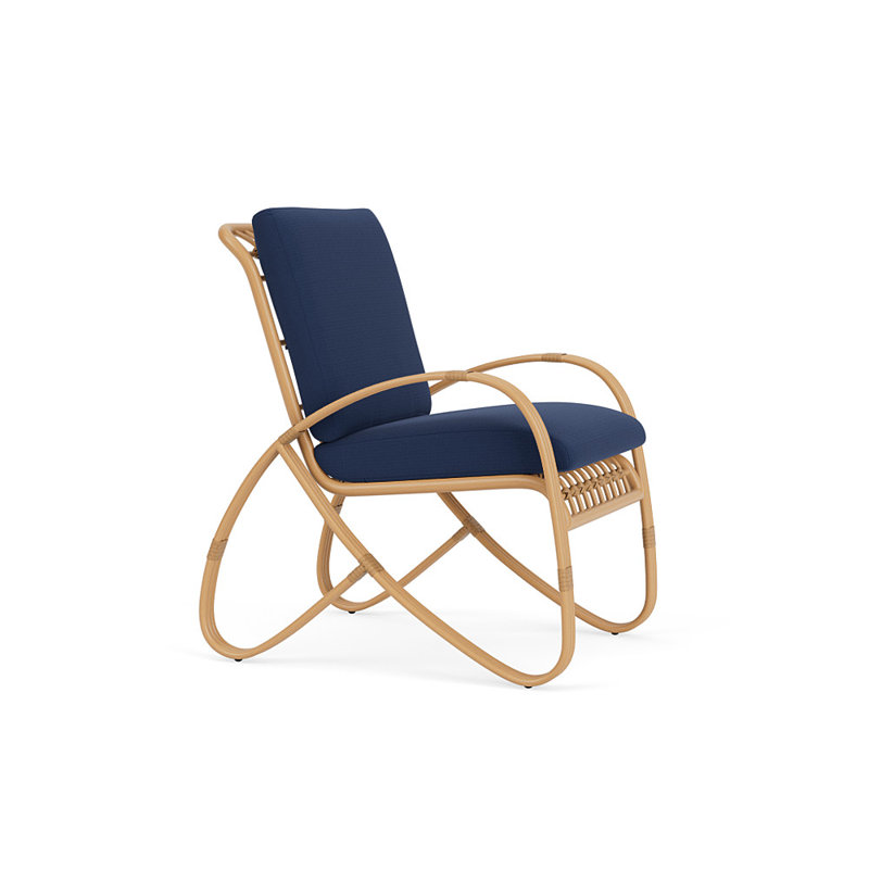 Riviera Outdoor Lounge Chair, Beach Navy