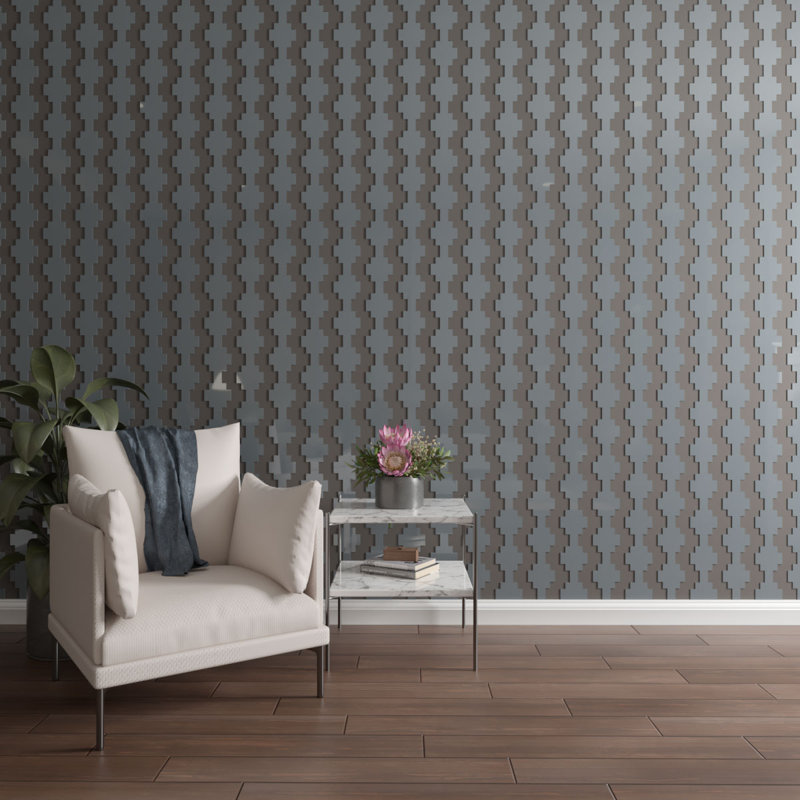 Ensemble de panneaux muraux décoratifs réglables en acrylique Gypse (paquet de 15), H 47 po x l 4,875 po, Gris foncé