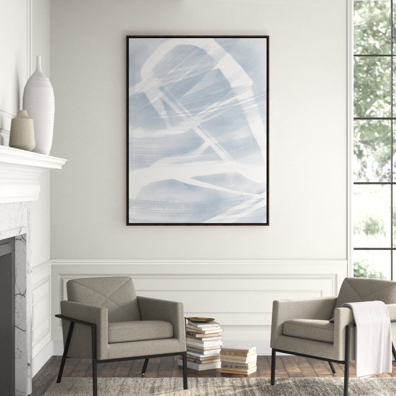 Light Touch II Print by Guseul Park, Glass Coat Framed, 54.5" H x 41.5" W