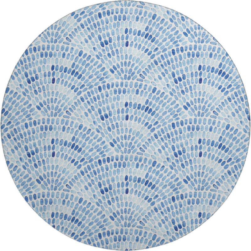  Premium Machine Washable Cerrito AMF186 Rug, Round 8'