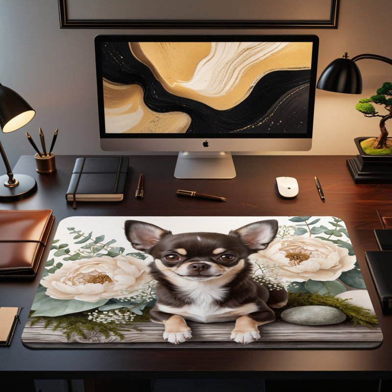 Polyester Desk Pad, 31.5x15.5