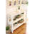 Wendie 60" Solid Reclaimed Wood Three Tier Console Table | Narrow 8" Rustic Entryway Shelf | Fully Assembled