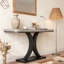 Table de vestibule étroite avec base géométrique-782163907