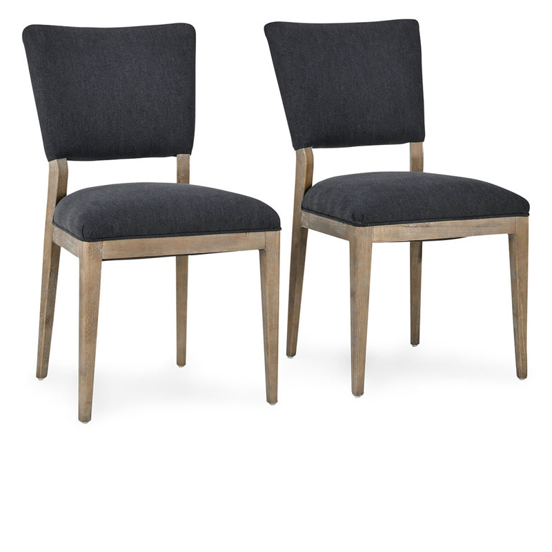 Chaise d'appoint, Noir, Naturel